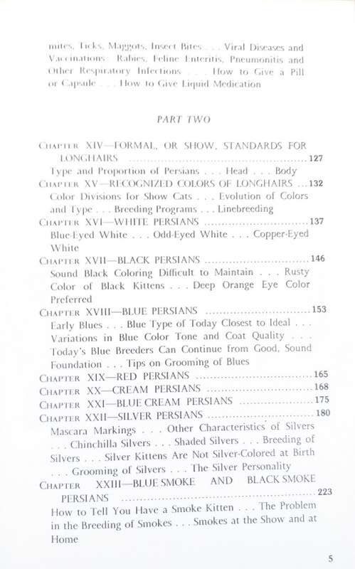 Persian Cats and other Longhairs (Hardcover)