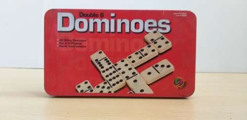 Tin - Double 6 Dominoes
