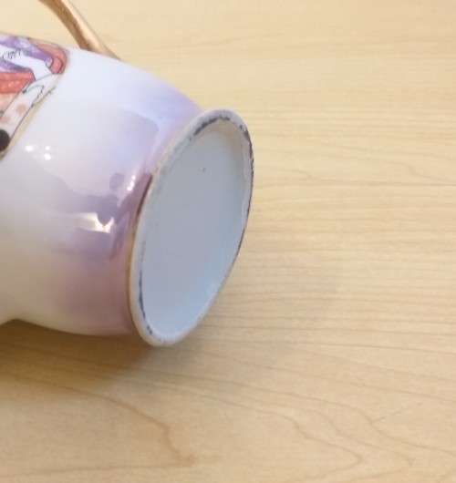 Porcelain Chinese Tea Set (Teapot, Sugar, Milk Jug)