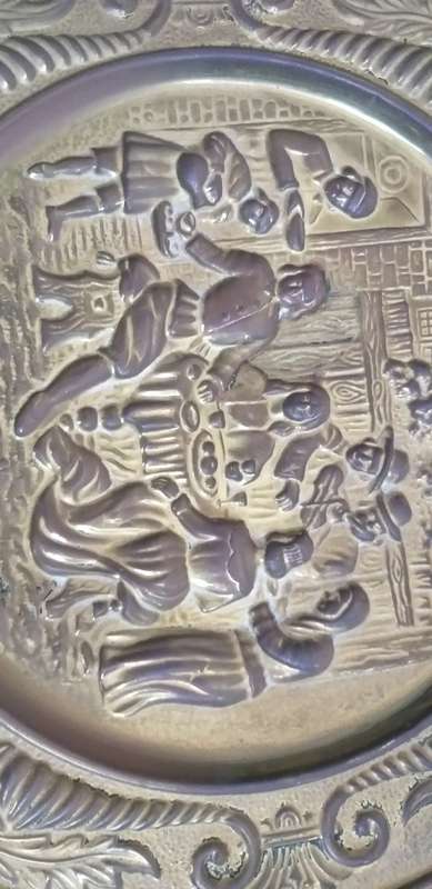 Round Brass Wall Plate