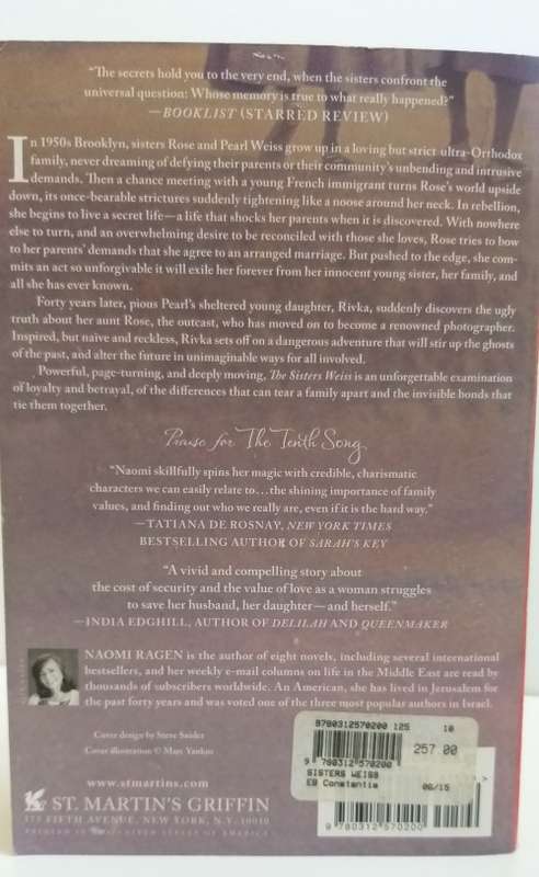 The Sisters Weiss by Naomi Ragen (Paperback)