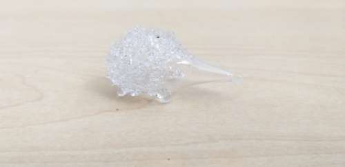 Miniature Hedgehog Glass Figurine