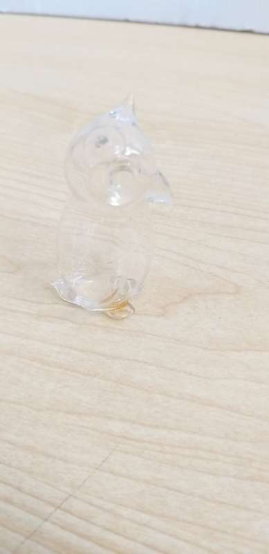 Miniature Glass Owl Figurine