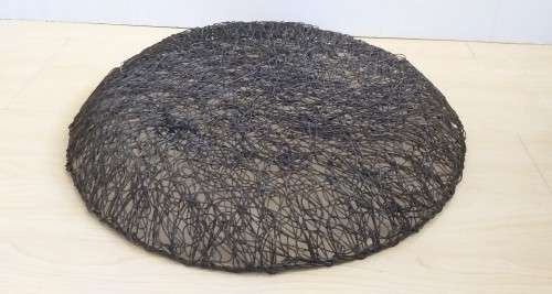 Round Mesh Wire Bowl with Decorative Balls