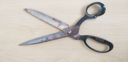 Old Rustic Metal Scissors