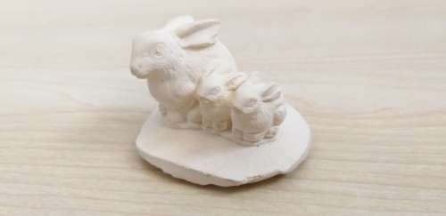 Miniature Rabbit Figurine