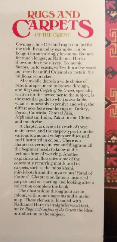 Rugs and Carpets of the Orient by Nathaniel Harris (Hardcover)