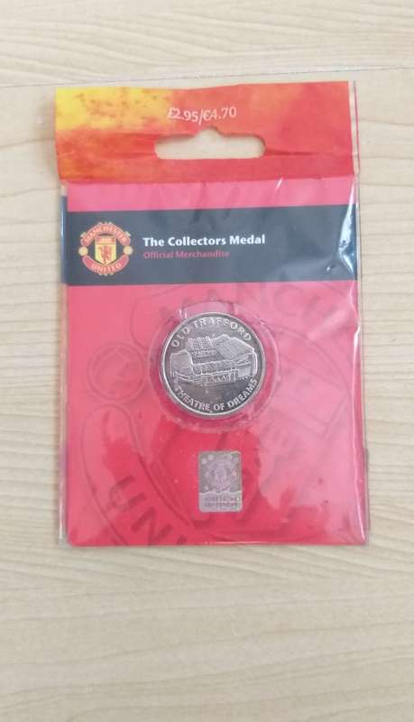 Manchester United Collectors Medal Coin - Official - Old Trafford Theatre of Dreams