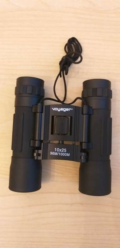 Voyager 10 x 25 Binoculars - Black