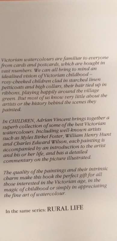Victorian Watercolours: Children by Adrian Vincent (Hardcover)