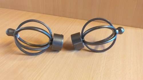 Set of Metal Curtain Tie Back Hooks