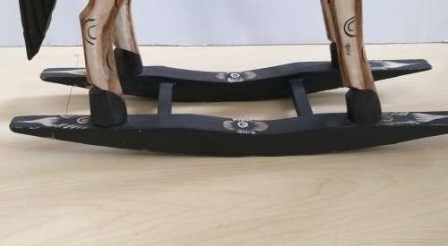Carved Wooden Rocking Horse