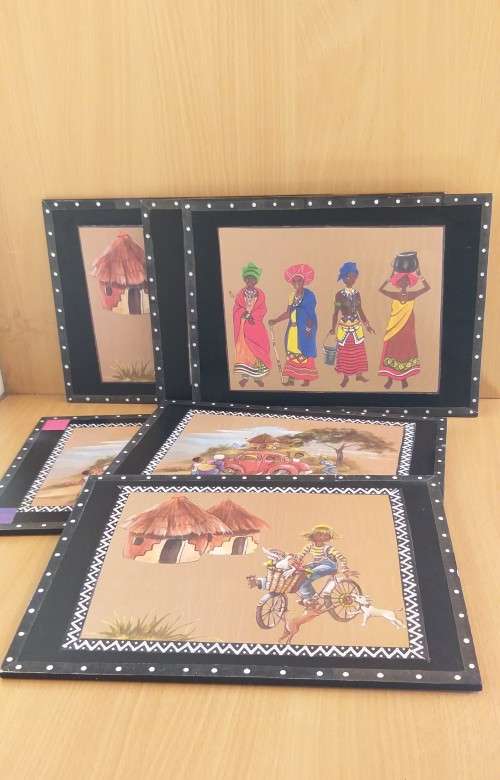 Set of 6 Cork Place Mats (31cm x 23cm)