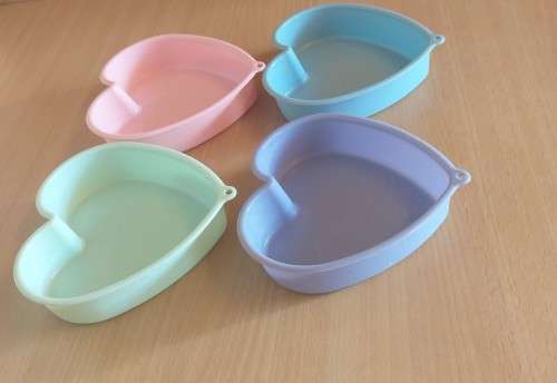 Set of 4 Heart Shape Silicone Moulds