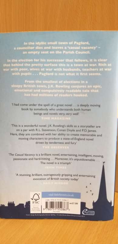 The Casual Vacancy: J.K. Rowling (Paperback)