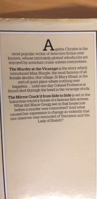 The Murder at the Vicarage, The Mirror Crack`d from Side to Side : Agatha Christie (Hardcover)