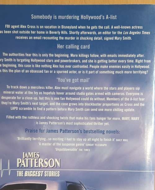 Mary, Mary by James Patterson (Large Paperback)