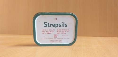 Small Strepsils Tin