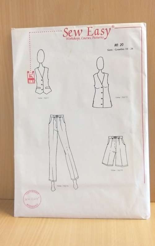 Sew Easy Pattern No. 20 - sizes 10-26