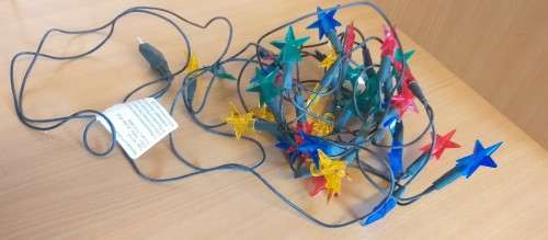 Colour Star Shape Fairy Lights