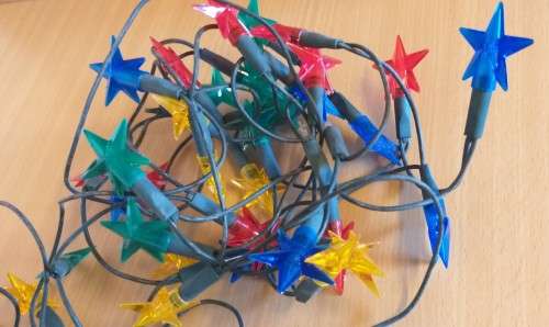 Colour Star Shape Fairy Lights