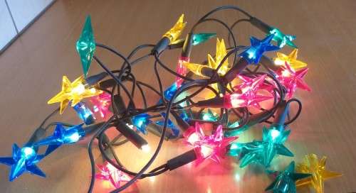 Colour Star Shape Fairy Lights