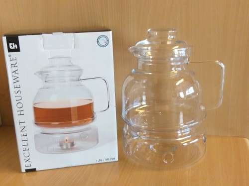 1.5L Glass Teapot with Infuser