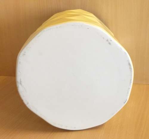 Round Yellow Ceramic Plant Pot/Planter