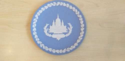 Wedgwood Jasper 1978 Christmas Plate Horse Guards - 20cm