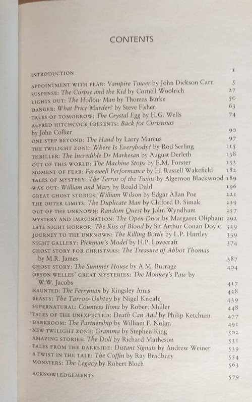 The Television Late Night Horror Omnibus  Edited by Peter Haining (Paperback)