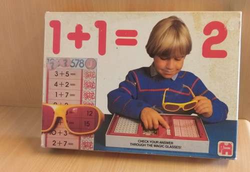 1 + 1  2 - Check your answers through the magic glasses (Jumbo 456)