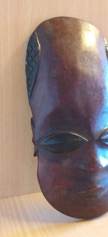 Wooden African Mask ( 21cm x 10cm)