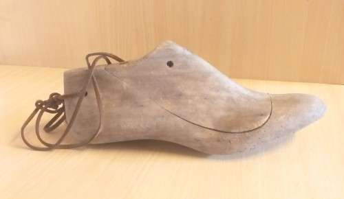 Large Wooden Shoe Ornament/Display