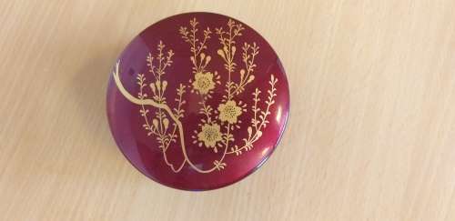 Boxed Set of 5 Round Japanese Lacquer Coasters