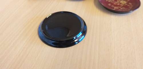 Boxed Set of 5 Round Japanese Lacquer Coasters