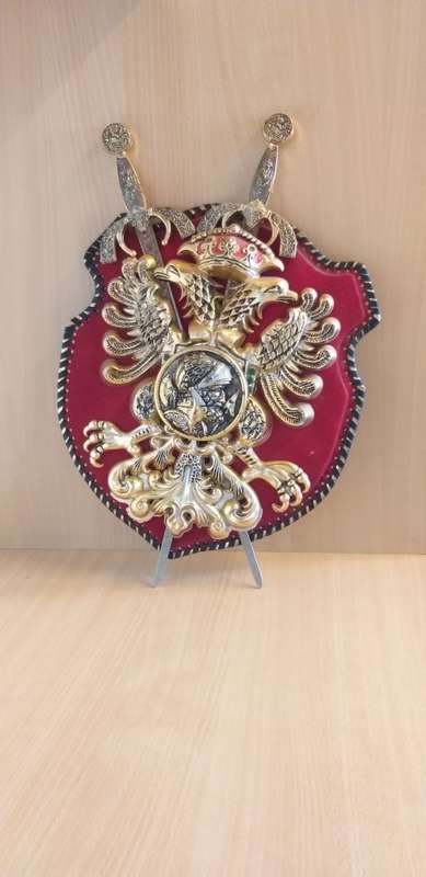 Crossed Swords Shield Wall Hanging Display - Made in Spain