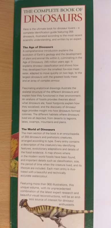 The Complete Book of Dinosaurs (Paperback)