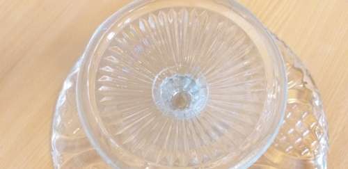 Vintage Stem Glass Cake Stand