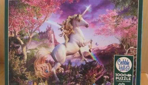 1000 Piece Cobble Hill Puzzle - Unicorn