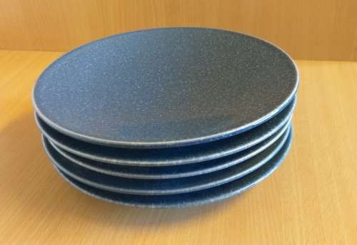 Lot of 16 Stoneware `Ocean`  Crockery (Dinner Plates, Side Plates, Bowls)