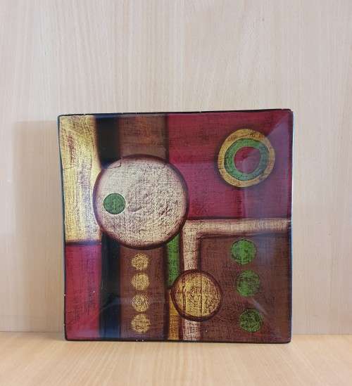 Square Ceramic Plate (24cm x 24cm)