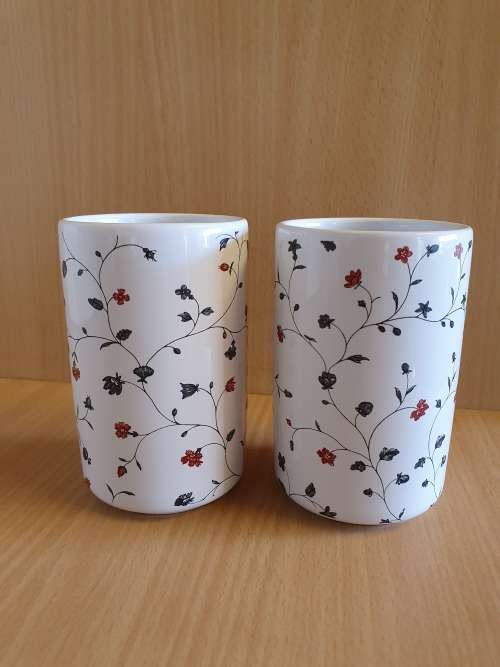 IKEA Floral Pattern Toothbrush Holder