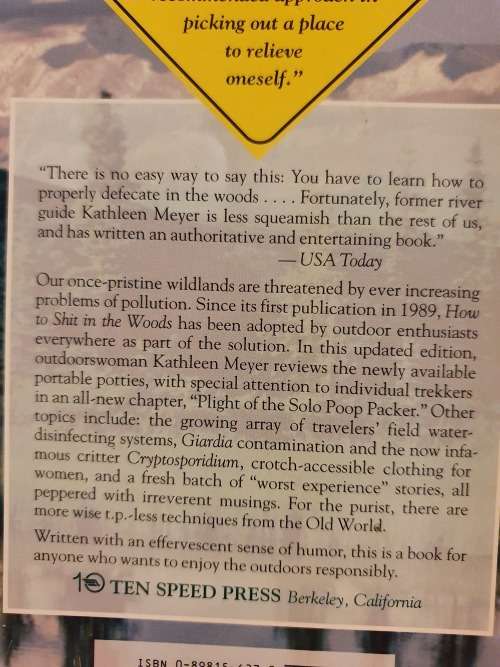 How to Shit in the Woods - Kathleen Meyer (Paperback)