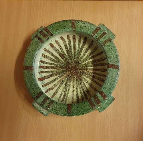 Alfaraz Mid Century Modern Pottery Ashtray  - Made in Spain