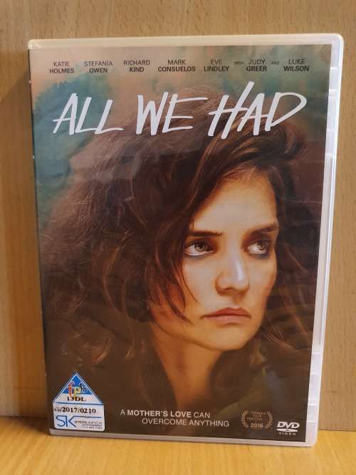 All We Had - Dvd