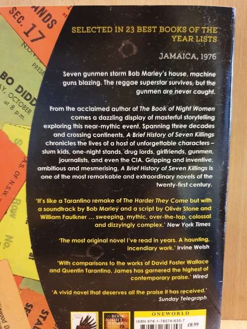 A Brief History of Seven Killings by Marlon James (Paperback)
