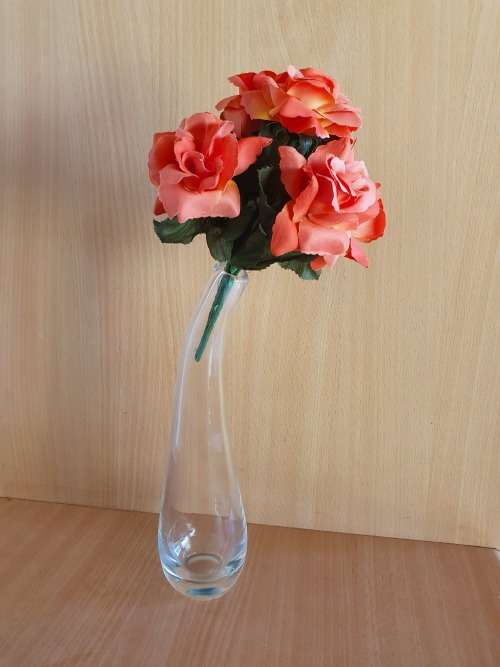 Glass Vase (4 available @ R60 each)