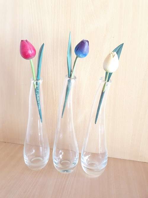 Glass Vase (4 available @ R60 each)