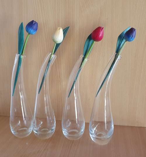Glass Vase (4 available @ R60 each)