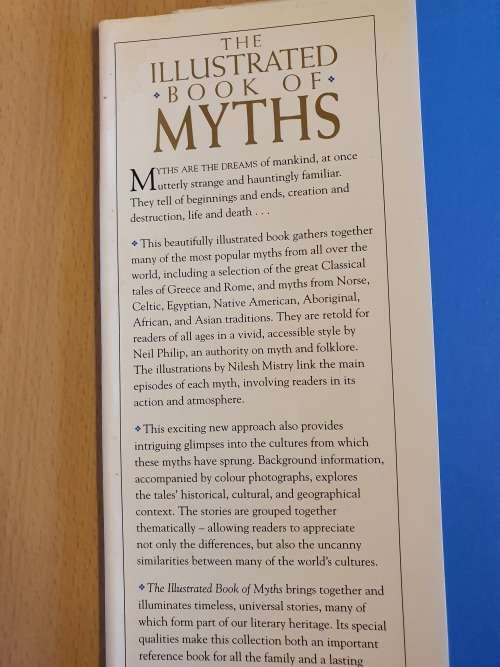 The Illustrated Book of Myths - Tales & Legends of the World - Retold by Neil Philip Hardcover)